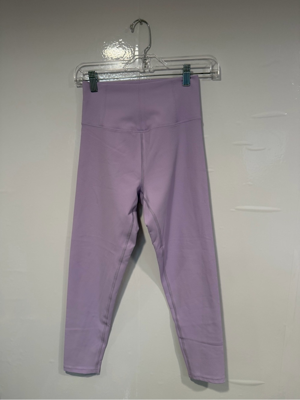 Purple ribbed aerie offline High-Waist Lavender Leggings